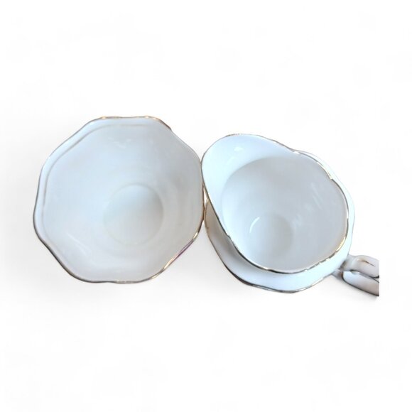 Royal Albert Crown China Royal Brocade Sugar Bowl Creamer Replacement Pieces - Picture 7 of 15